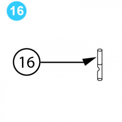 item#16 Traveling Block - Gardner Denver Style Pin, Latch item#16 Traveling Block - Gardner Denver Style Pin, Latch