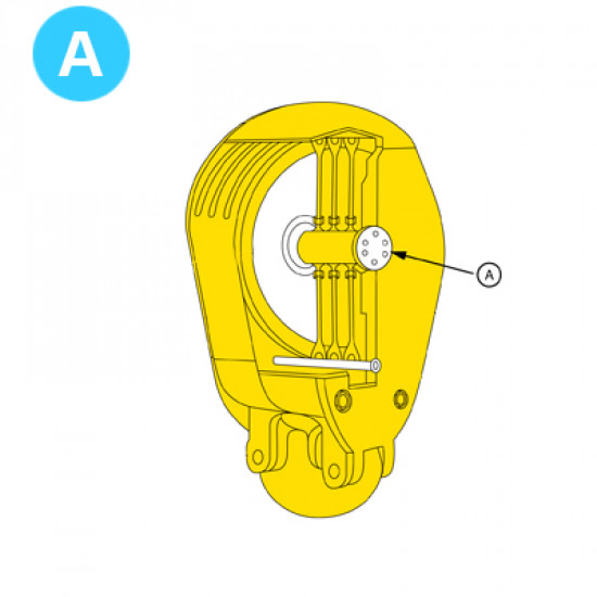 Showing image for item#A Traveling Block - Gardner Denver Style Sheave Shaft item#A Traveling Block - Gardner Denver Style Sheave Shaft image