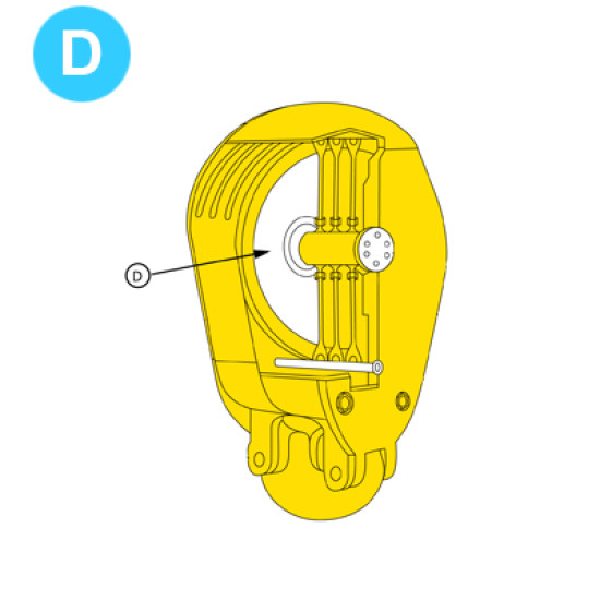 Showing image for item#D Traveling Block - Dreco Style Sheave item#D Traveling Block - Dreco Style Sheave Dreco Style Blocks Parts image