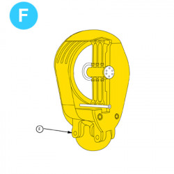 item#F Traveling Block - Gardner Denver Style Lower Bail Pin item#F Traveling Block - Gardner Denver Style Lower Bail Pin