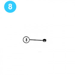 item#8 1" Full Flow Air Operated Regulator Nut item#8 1" Full Flow Air Operated Regulator Nut