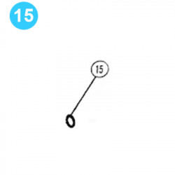 item#15 1" Full Flow Hydraulic Operated Regulator O-Ring item#15 1" Full Flow Hydraulic Operated Regulator O-Ring