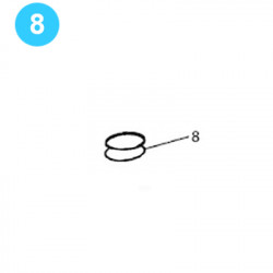 item#8 1-1/2" Full Flow Hydraulic Operated Regulator O-Ring item#8 1-1/2" Full Flow Hydraulic Operated Regulator O-Ring