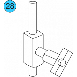 item#2 Manifold Bleeder Valve 9/16" HP Needle Valve