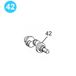 item#42 1-1/4" Plunger Triplex Pump T-Series 30 to 60 HP Crankshaft item#42 1-1/4" Plunger Triplex Pump T-Series 30 to 60 HP Crankshaft