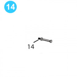 item#14 1/4" Four-Way, 250psi Air Control Valve Spring Pin item#14 1/4" Four-Way, 250psi Air Control Valve Spring Pin