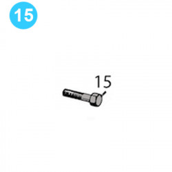 item#15 1/4" Four-Way, 250psi Air Control Valve Screw item#15 1/4" Four-Way, 250psi Air Control Valve Screw