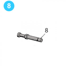 item#8 1/4" Four-Way, 250psi Air Control Valve Shaft item#8 1/4" Four-Way, 250psi Air Control Valve Shaft