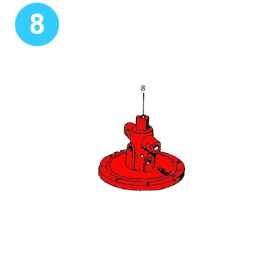 item#8 Air Operated Pump, 60-1 Ratio 8-1/2