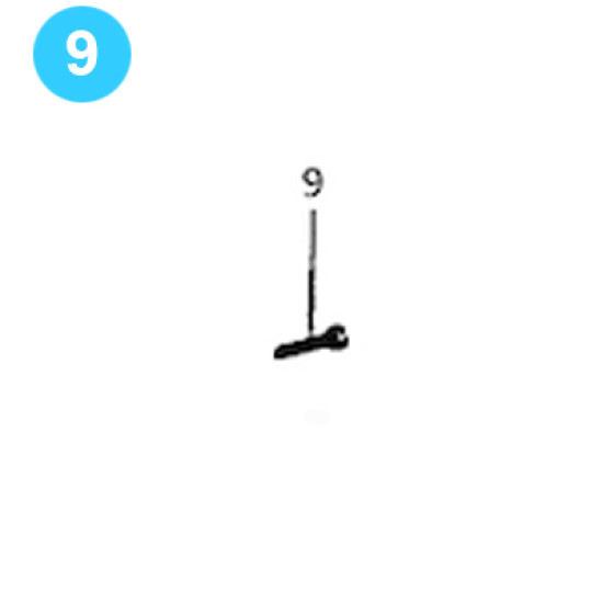 item#9 Air Operated Pump, 60-1 Ratio 8-1/2