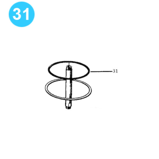 item#31 Air Operated Pump, 60-1 Ratio 8-1/2