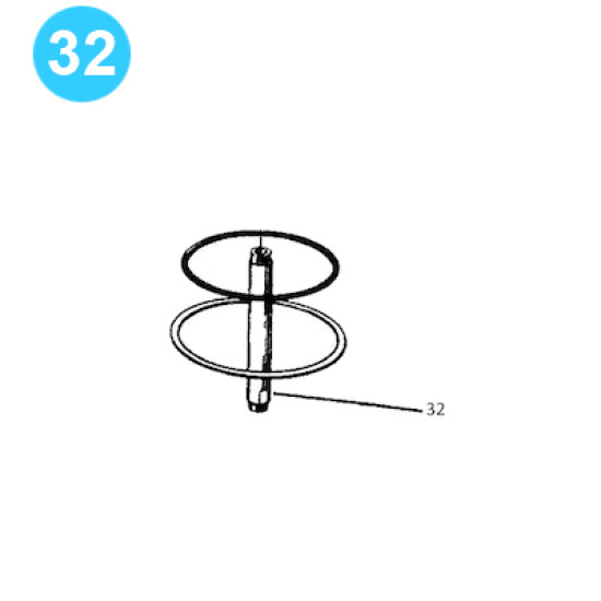 item#32 Air Operated Pump, 60-1 Ratio 8-1/2
