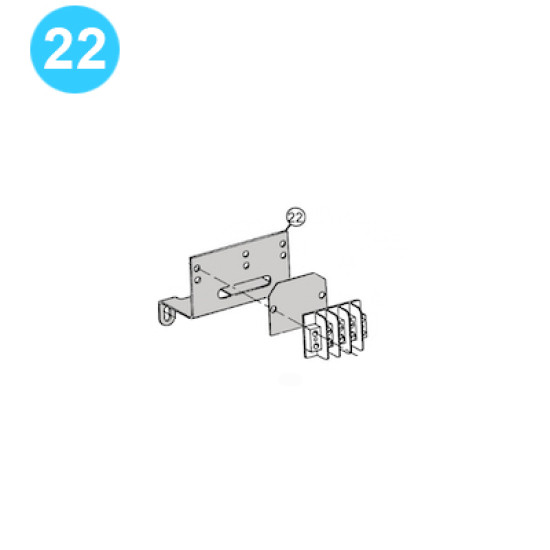 item#22 Electric Pressure Switch Mounting Bracket 17* Electric Pressure Switch image