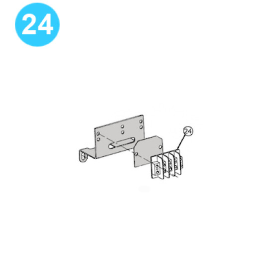 item#24 Electric Pressure Switch Terminal Block 17* Electric Pressure Switch image