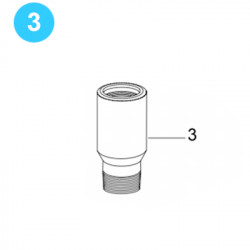 item#3 Type C Releasing Attachments Field Connection: Top 2-3/8" EUE 8 Rd., Bottom 2-3/8" EUE 8 Rd. Guiberson Style Lower Coupling item#3 Type C Releasing Attachments Field Connection: Top 2-3/8" EUE 8 Rd., Bottom 2-3/8" EUE 8 Rd. Guiberson Style Lower Coupling