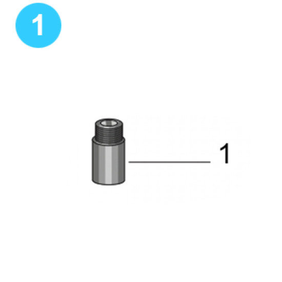 item#1 Type SR Swab Overload Relief Valve Guiberson Style Complete Adapter Type SR Swab Overload Relief Valve image