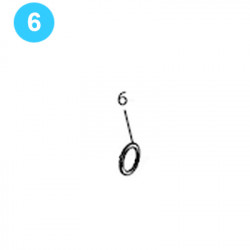 item#6 1/4", "Shear-Seal Type" 3000psi Back-up Ring item#6 1/4", "Shear-Seal Type" 3000psi Back-up Ring