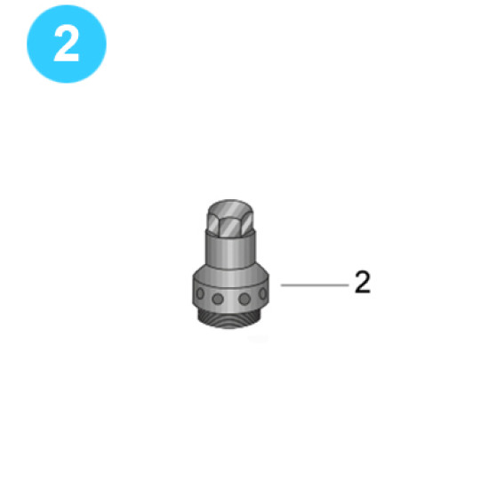 item#2 Type CR Casing Swab Overload Relief Valve Guiberson Style Cap Type CR Casing Swab Overload Relief Valve image