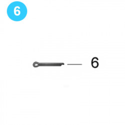 item#6 Type CR Casing Swab Overload Relief Valve Guiberson Style Cotter Pin item#6 Type CR Casing Swab Overload Relief Valve Guiberson Style Cotter Pin