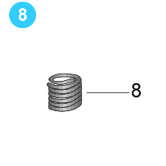 item#8 Type CR Casing Swab Overload Relief Valve Guiberson Style Spring Type CR Casing Swab Overload Relief Valve image