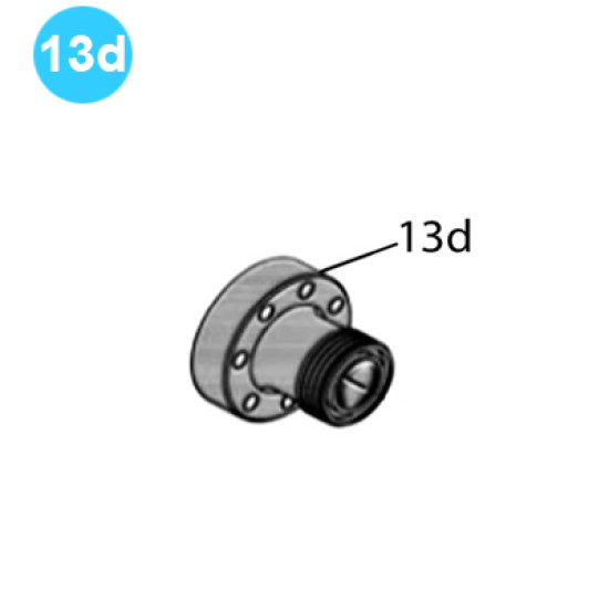 item#13d Oteco Style Gate Valve Model 66. 3 in. Flanged Body image