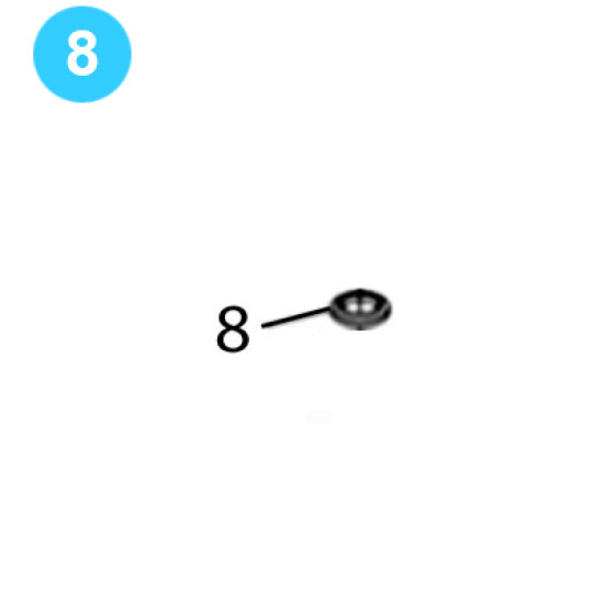 item#8 Oteco Style Gate Valve Model 66. 2 in. Stem Packing image