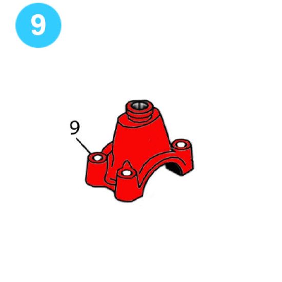 item#9 Oteco Style Gate Valve Model 66. 3 in. Valve Body Model 66 - 3,000psi image