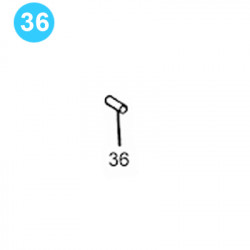 item#36 1" Plunger Triplex Pump M&E Series 10 to 20 Wrist Pin item#36 1" Plunger Triplex Pump M&E Series 10 to 20 Wrist Pin