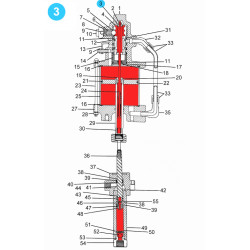 item#3 Air Operated Pump 50-1 Ratio 5-1/4" Upper Valve item#3 Air Operated Pump 50-1 Ratio 5-1/4" Upper Valve