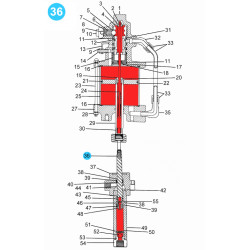 item#36 Air Operated Pump 50-1 Ratio 5-1/4" Plunger item#36 Air Operated Pump 50-1 Ratio 5-1/4" Plunger