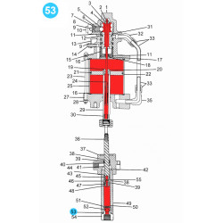 item#53 Air Operated Pump 50-1 Ratio 5-1/4" O-Ring item#53 Air Operated Pump 50-1 Ratio 5-1/4" O-Ring