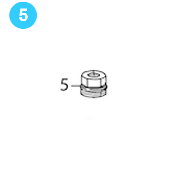 item#5 Air Pressure Switch Fluid Inlet Body image