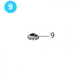 item#9 Air Pressure Switch Adjustment Nut