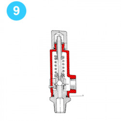 item#9 3/4" - 1200psi Hydraulic Relief Valve O-Ring item#9 3/4" - 1200psi Hydraulic Relief Valve O-Ring