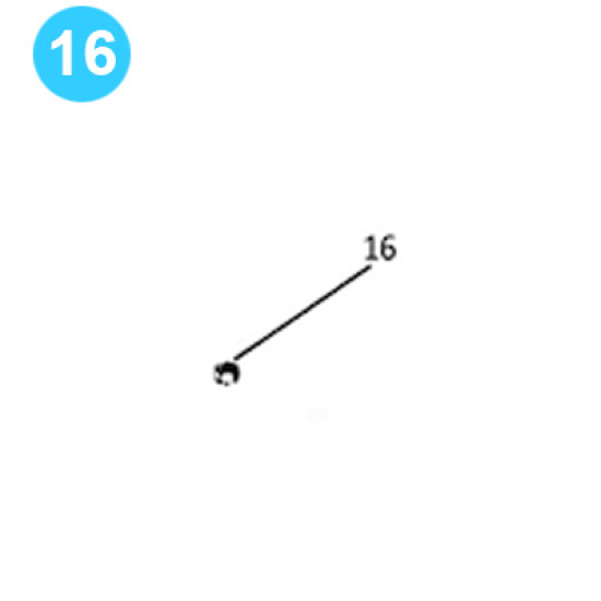 item#16 Air Operated Pump 50-1 Ratio, 6
