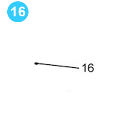 item#16 Air Operated Pump, 60:1 Ratio, 7-3/8