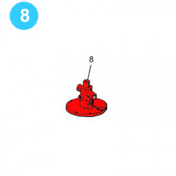 item#8 Air Operated Pump, 60:1 Ratio, 7-3/8" Cylinder Head item#8 Air Operated Pump, 60:1 Ratio, 7-3/8" Cylinder Head
