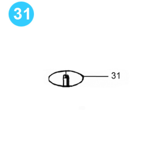 item#31 Air Operated Pump, 60:1 Ratio, 7-3/8