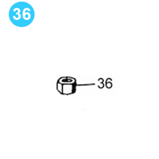 item#36 Air Operated Pump, 60:1 Ratio, 7-3/8
