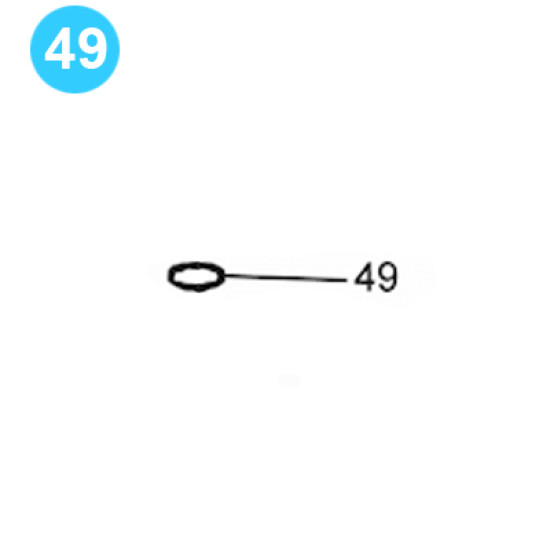 item#49 Air Operated Pump, 60:1 Ratio, 7-3/8