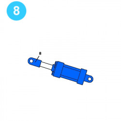 item#8 Eckel Style Backup 4-1/2" UHT Tri Grip Load Cell Type Rod Eye item#8 Eckel Style Backup 4-1/2" UHT Tri Grip Load Cell Type Rod Eye