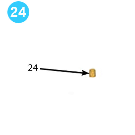item#24 Demco Style Butterfly Valve Series NE-I - 2-1/2in Bearing NE-I 2-1/2