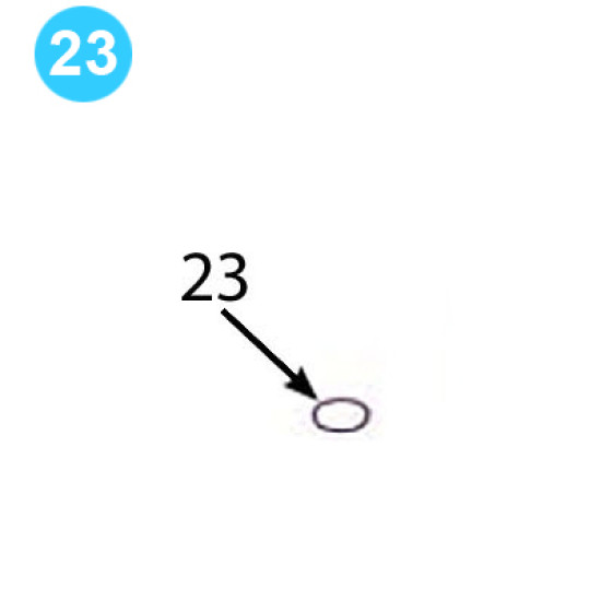 item#23 Demco Style Butterfly Valve Series NF-C - 16in Stem O-Ring NF-C Series 16