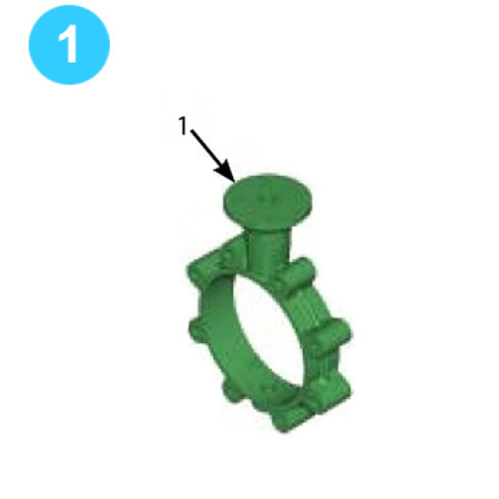 item#1 Demco Style Butterfly Valve Series NE-C - 6in Body NE-C Series 6