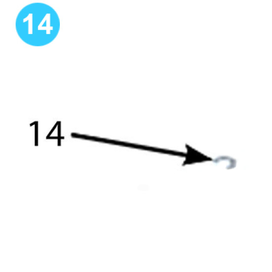 item#14 Demco Style Butterfly Valve Series NE-C - 6in Retainer image