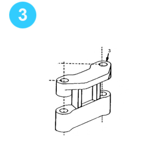 item#3 Guiberson Style Model G Spider 61000-100 Gate, Model image