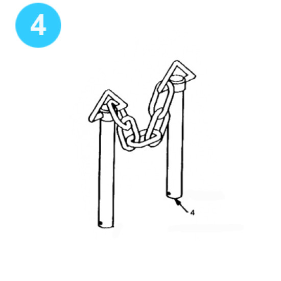 item#4 Guiberson Style Model G Spider 61037-100 Gate Pin Guiberson Style Model G Spider 61037-100 image