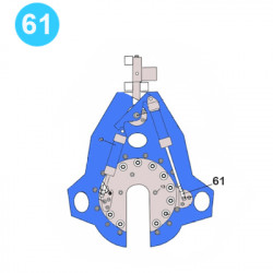 item#61 Eckel Style Backup 4-1/2" Hydra-Shift Cylinder Rod  item#61 Eckel Style Backup 4-1/2" Hydra-Shift Cylinder Rod