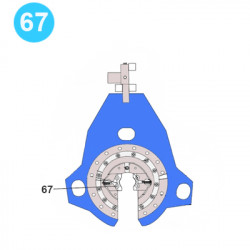 item#67 Eckel Style Backup 4-1/2" Hydra-Shift Die Retaining item#67 Eckel Style Backup 4-1/2" Hydra-Shift Die Retaining