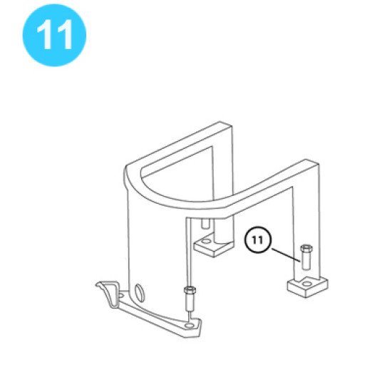 item#11 Cavins Style Spider Model F Cap Screw Cavins Style Spider Model F image